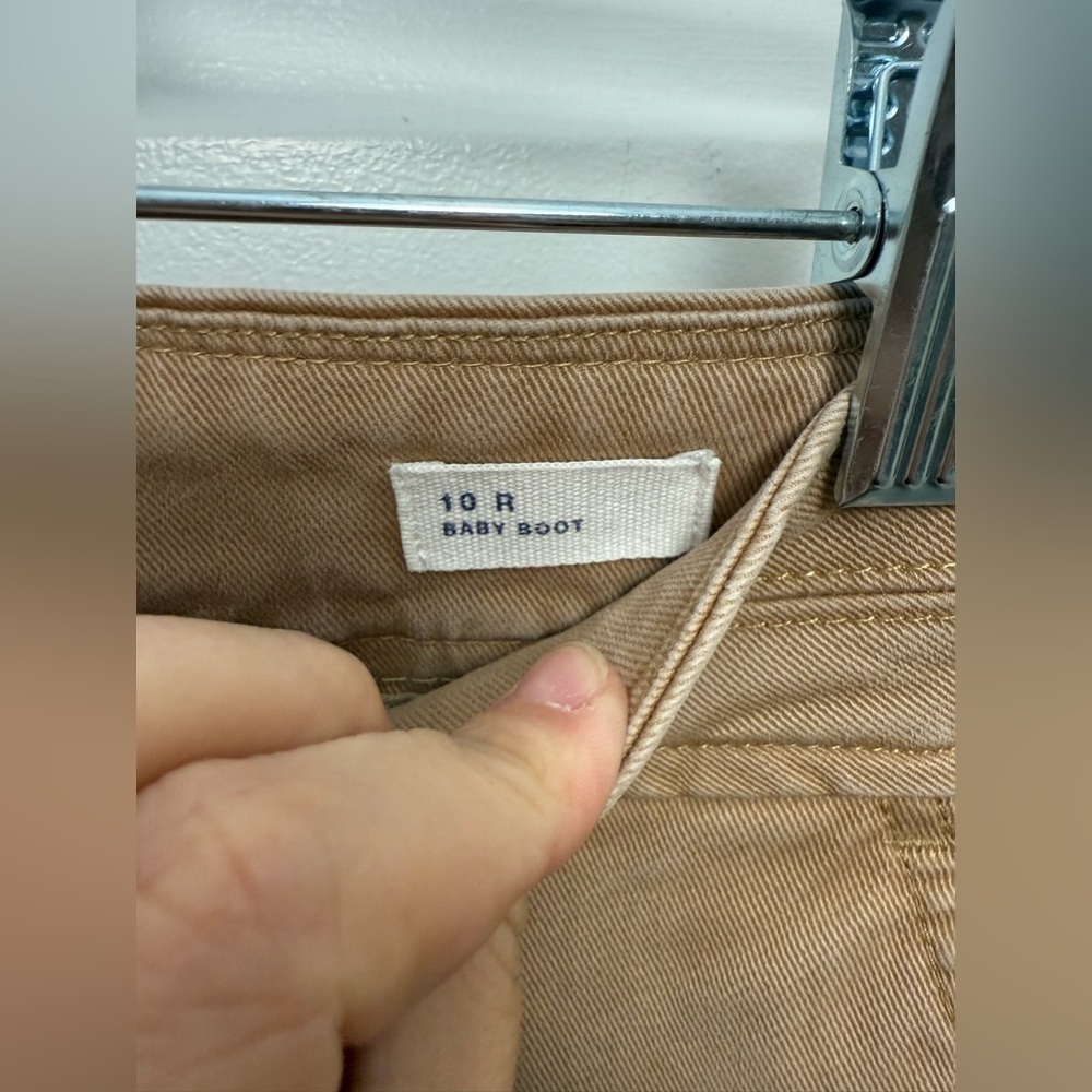 Gap Khaki Baby Boot Flare Pants Size 10R Women’s Casual - Picture 4 of 6